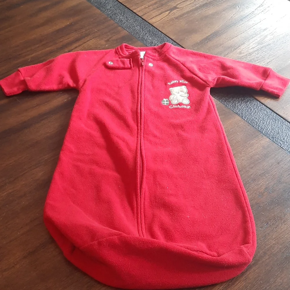 Fleece sleep sack pajamas 0-9months